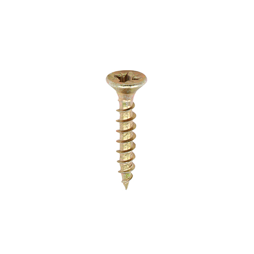 Multi-purpose Screws - double countersunk yellow 3mm